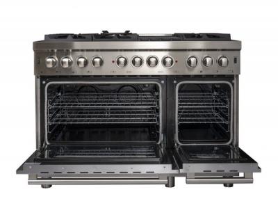 48" Forno Gas Range with 240V Electric Oven Dual Fuel Free-Standing Pro-Style Range - FFSGS6188-48