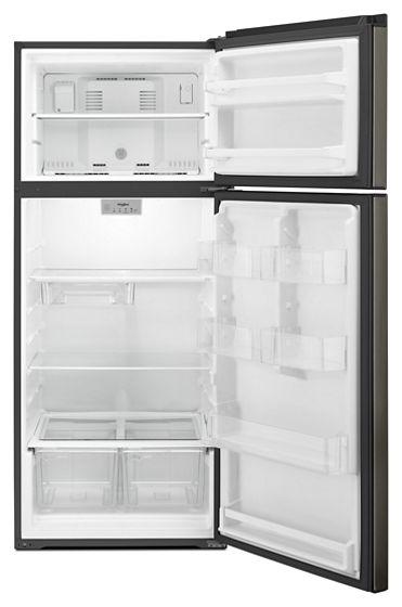 28" Whirlpool 18 Cu. Ft. Top Mount Refrigerator Compatible With The EZ Connect Icemaker Kit - WRT518SZKV