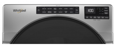 27" Whirlpool 7.4 Cu. Ft. Electric Wrinkle Shield Dryer with Steam - YWED6605MC