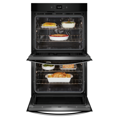 30" Whirlpool 10.0 Cu. Ft. Double Wall Oven with Air Fry in Stainless Steel - WOED5030LZ