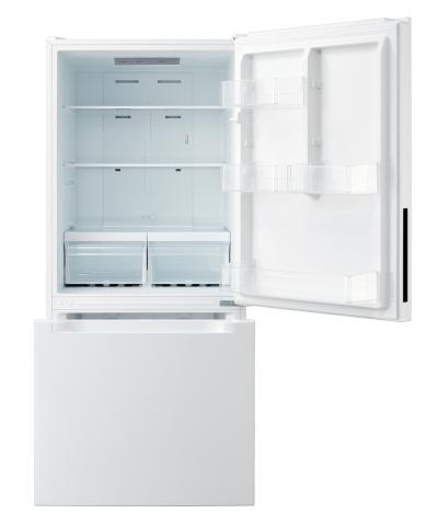 30" Aviva 18.7 Cu. Ft. 1 Door Bottom Mount Drawer Refrigerator in White - ARBM188WE3