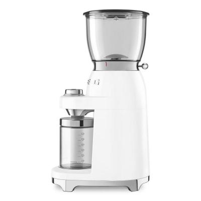 SMEG 50's Style Coffee Grinder In White - CGF01WHUS