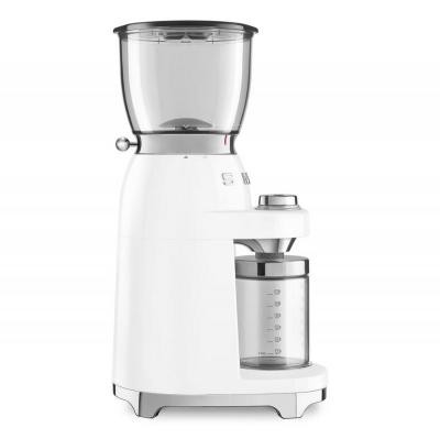 SMEG 50's Style Coffee Grinder In White - CGF01WHUS