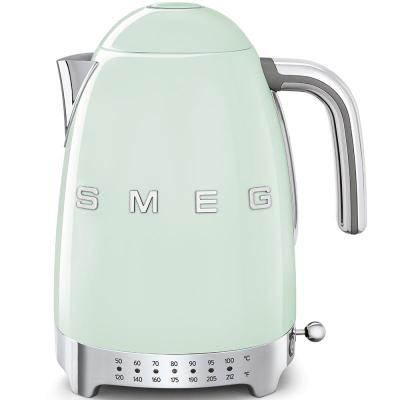 SMEG 50's Style Electric Kettle With Plastic Button In Pastel Green - KLF04PGUS