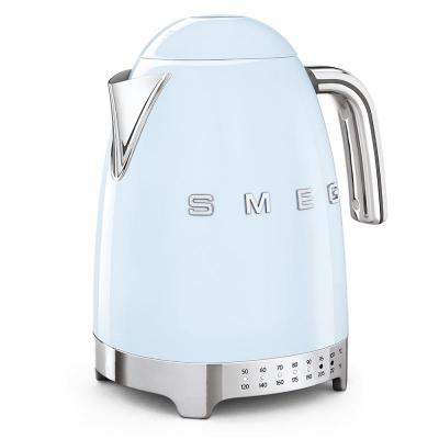 SMEG 50's Style Electric Kettle With Plastic Button In Pastel Blue - KLF04PBUS