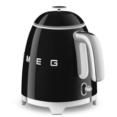 SMEG 50's Style Electric Kettle With Chrome Base In Black - KLF05BLUS