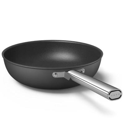 SMEG 50's Style Cookware Wok With 30 Inch Diameter In Black - CKFW3001BLM