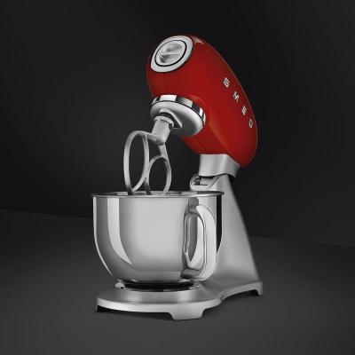 SMEG 50's Style Stand Mixer in Red - SMF02RDUS