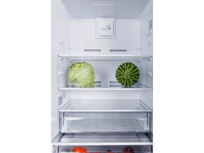 24" Blomberg 11.43 cu.ft. Capacity  Bottom Freezer Refrigerator in Stainless Steel -  BRFB1045SS