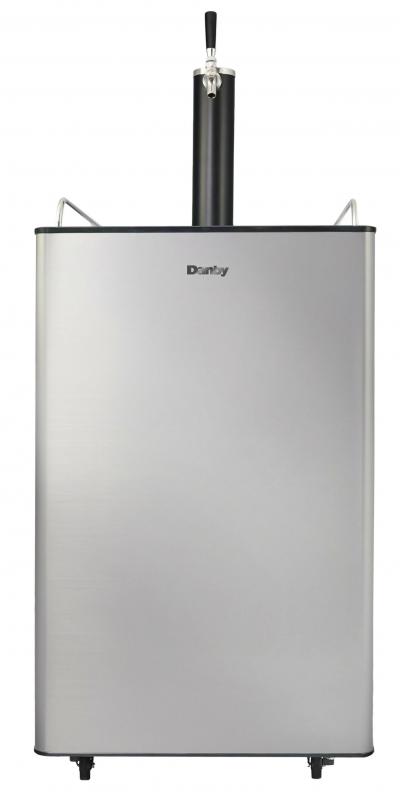 Danby 5.4 cu. ft. Single-Tap Keg Cooler in Stainless Steel - DKC054A9SLDB