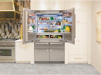 48" Thermador Freedom Collection Built-In 6-Door French Door Refrigerator - T48BT120NS