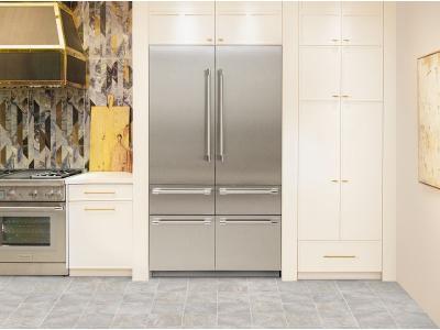 48" Thermador Freedom Collection Built-In 6-Door French Door Refrigerator - T48BT120NS