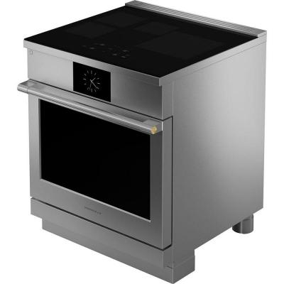 30" Monogram 5.3 Cu. Ft. Induction Professional Range in Stainless Steel - ZHP304ETVSS