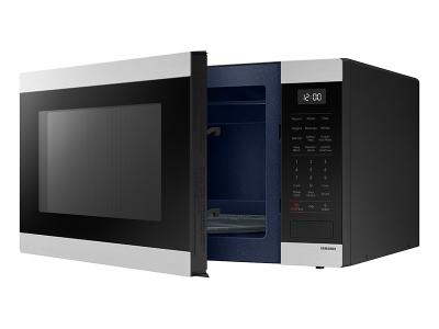 24" Samsung 1.9 Cu. Ft Countertop Microwave with Sensor Cooking in Stainless Steel - MS19DG8500SRAC