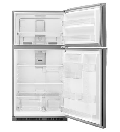 33" Whirlpool® Top-Freezer Refrigerator with Optional EZ Connect Icemaker Kit - WRT541SZDM