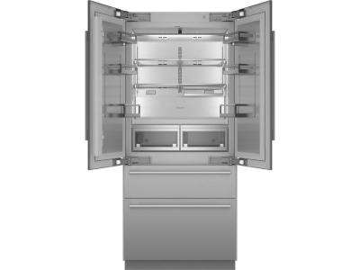 36" Thermador Freedom Built-in French Door Bottom Freezer Masterpiece Stainless Steel - T36BT110NS