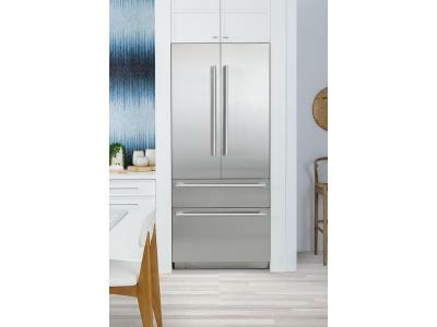 36" Thermador Freedom Built-in French Door Bottom Freezer Masterpiece Stainless Steel - T36BT110NS