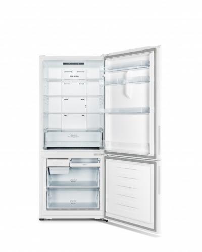 28" Hisense 14.8 Cu. Ft. Counter-Depth Bottom Mount Freezer in White - RB15N6AWE