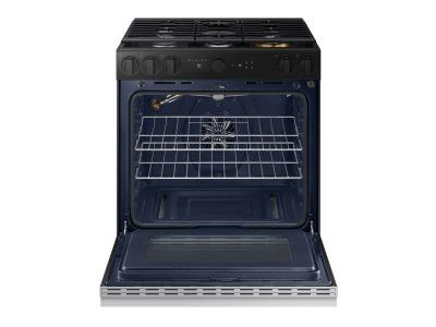 30" Samsung 5 Series Slide-in Gas Range in Stainless Steel - NSG6DG8500SRAA