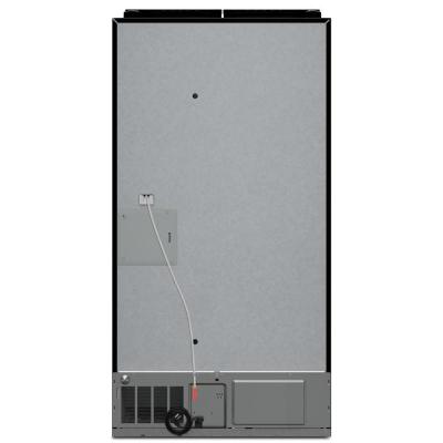 36" Whirlpool 25.2 Cu. Ft. French Door Bottom Mount Refrigerator in Black - WRFF3436RB