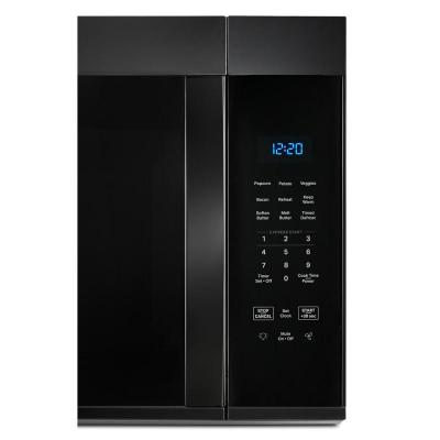 30" Whirlpool 1.7 Cu. Ft. Over The Range Microwave with 900-Watts Cooking Power in Black - YWMMS3130RB