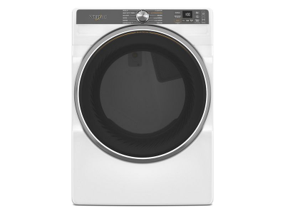 27" Whirlpool 7.4 Cu. Ft. Smart Front Load Gas Dryer with Steam Capabilities in White - WGD6720RW