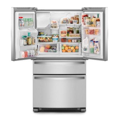 36" Whirlpool French Door Bottom Mount Full Depth Refrigerator - WRMF3636RZ