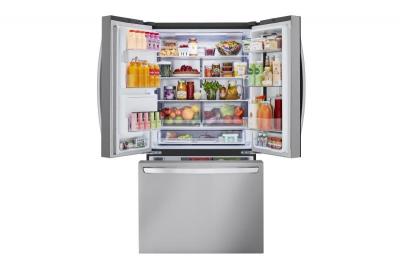 36" LG 26 Cu. Ft. InstaView Counter-Depth MAX French Door Refrigerator - LRFOC2606S