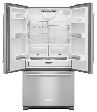 36" Kitchenaid 22 Cu. Ft. Counter Depth French Door Refrigerator with Interior Dispense - KRFC302ESS