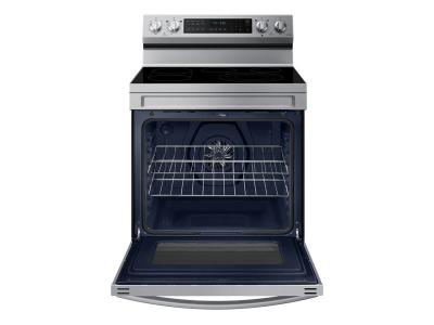 30" Samsung 6.3 Cu. Ft. Freestanding Electric Range With Air Fry And Wi-fi In Stainless Steel - NE63A6711SS