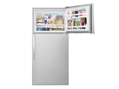 30" Whirlpool 18.2 Cu. Ft. Top-Freezer Refrigerator with Flexi-Slide Bin - WRT318FZDM