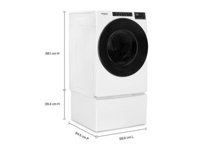 27" Whirlpool 5.8 Cu. Ft. Front Load Washer with Quick Wash Cycle - WFW6605MW