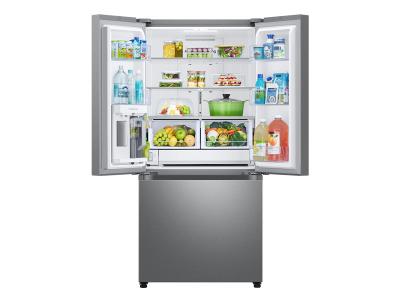 33" Samsung 24.5 Cu. Ft. French Door Refrigerator in Stainless Steel - RF25C5551SR/AA