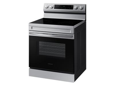 30" Samsung 6.3 Cu. Ft. Freestanding Electric Range With Wi-Fi - NE63A6111SS