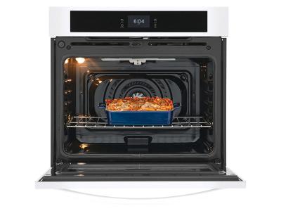 30" Frigidaire 5.3 Cu. Ft. Single Electric Wall Oven With Fan Convection In White - FCWS3027AW