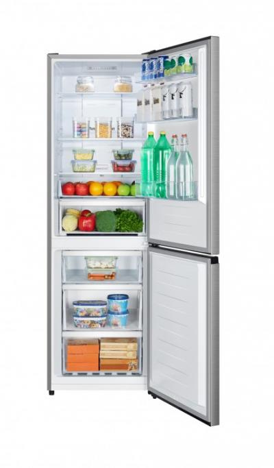 24" Hisense 10.7 Cu. Ft. Bottom Mount Refrigerator Titanium - RB12A2CSE