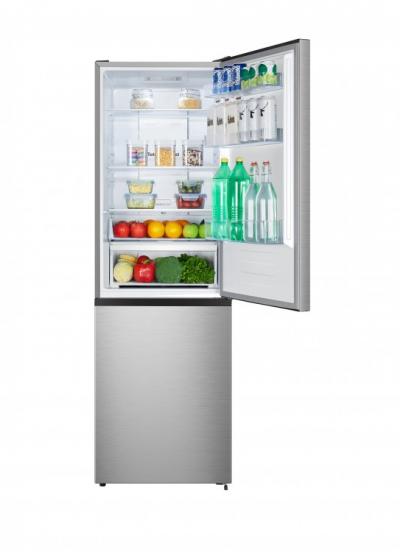 24" Hisense 10.7 Cu. Ft. Bottom Mount Refrigerator Titanium - RB12A2CSE