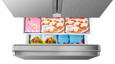 36" Hisense 22.5 Cu. Ft. PureFlat Collection Counter-Depth French Door Refrigerator - RF225A3CSE