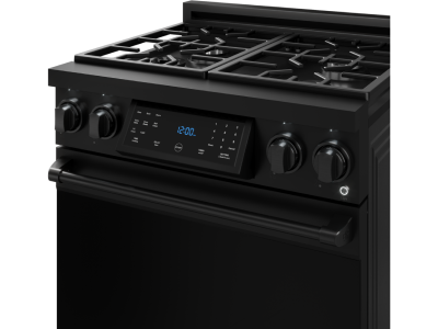 30" ThorKitchen GR Series Professional Gas Range with Tilt Panel Touch Control in Black - RSG30B