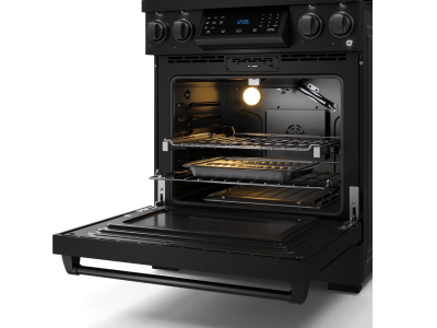 30" ThorKitchen GR Series Professional Gas Range with Tilt Panel Touch Control in Black - RSG30B