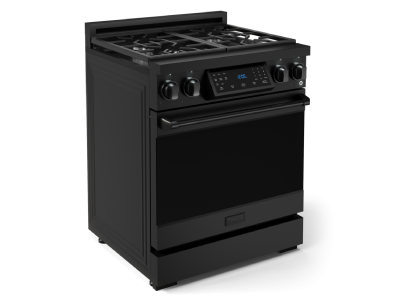 30" ThorKitchen GR Series Professional Gas Range with Tilt Panel Touch Control in Black - RSG30B