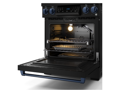 30" ThorKitchen GR Series Professional Gas Range with Tilt Panel Touch Control in Blue - RSG30B-BLU