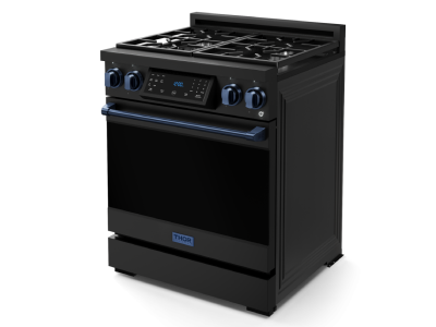 30" ThorKitchen GR Series Professional Gas Range with Tilt Panel Touch Control in Blue - RSG30B-BLU