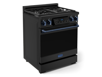 30" ThorKitchen GR Series Professional Gas Range with Tilt Panel Touch Control in Blue - RSG30B-BLU