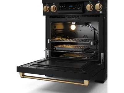 30" ThorKitchen GR Series Professional Gas Range with Tilt Panel Touch Control in Bronze - RSG30B-BRZ