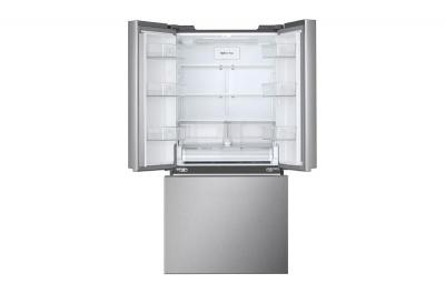 33" LG 25 Cu. Ft. French 3-Door Standard-Depth Refrigerator with Single Ice Maker - LF25S6200S