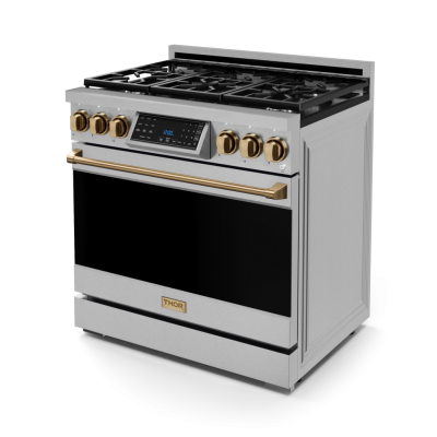 36" ThorKitchen Gordon Ramsay Series Professional Gas Range - RSG36-BRZ