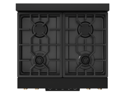 ThorKitchen GR Series Professional LP Range with Tilt Panel Touch Control in Matte Black/Bronze - RSG30BLP-BRZ