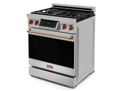 Thorkitchen GR Series Professional LP Range with Tilt Panel Touch Control in Stainless Steel/Rose Gold - RSG30LP-RSG