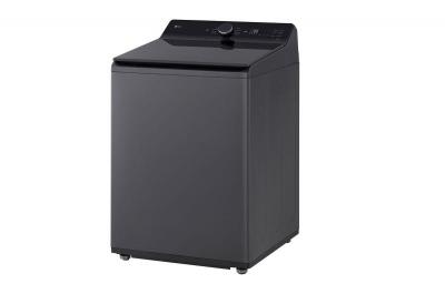 27" LG 6.3 Cu. Ft. Smart Top Load Washer with EasyUnload in Matte Black - WT8600CB